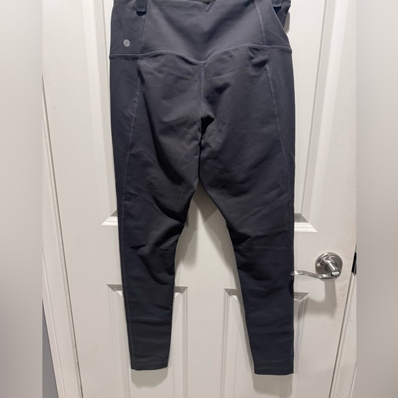 Zella Dark Gray Leggings size Large - Picture 2 of 2